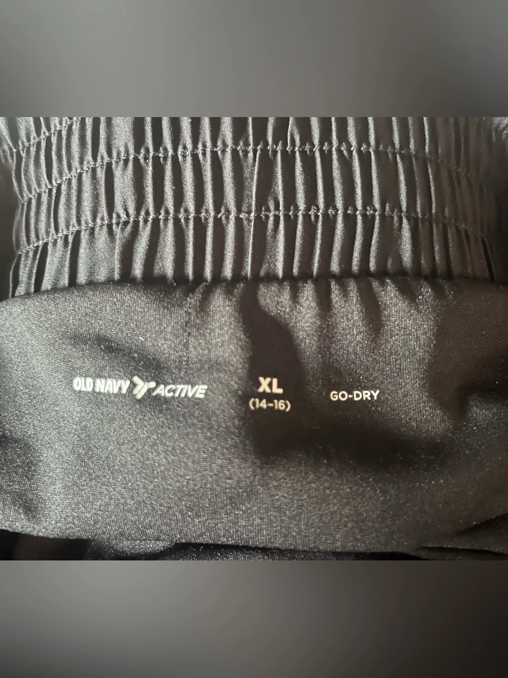 Old Navy Girls Black Go-Dry Active Shorts